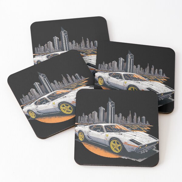 Item preview, Sport car retro style , City landscape designed and sold by TheBlackCircle.