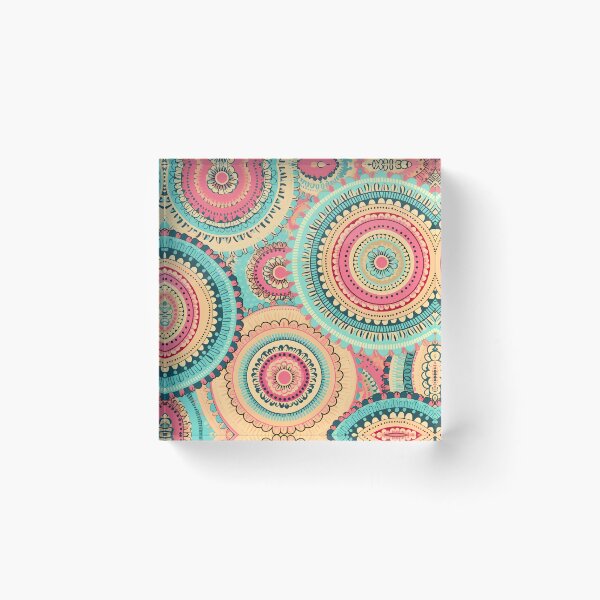 Item preview, A bright circles pattern.  designed and sold by TogetherDshop.