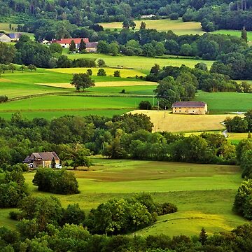 Artwork thumbnail, French rural landscape in Haute Savoie by Patrick Morand