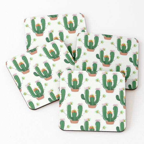 Item preview, Floral Cactus pattern  designed and sold by Roxburylane.