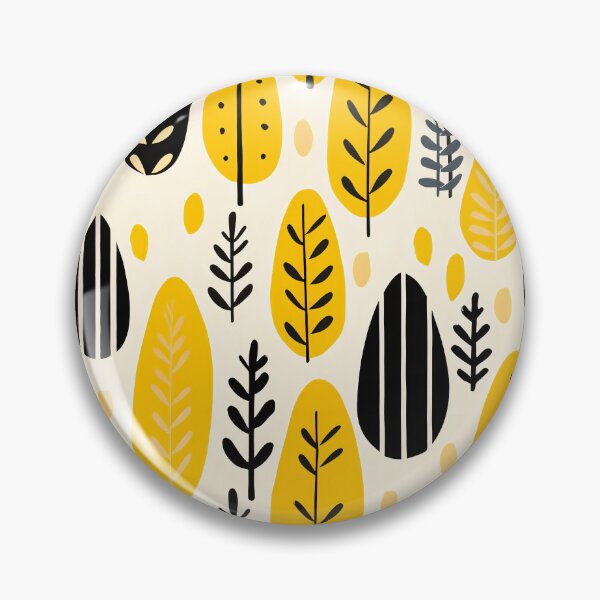 Item preview, Yellow and black pattern designed and sold by TogetherDshop.