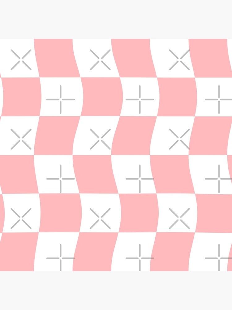 Large Light Millennial Pink Pastel Color Checkerboard Wrapping