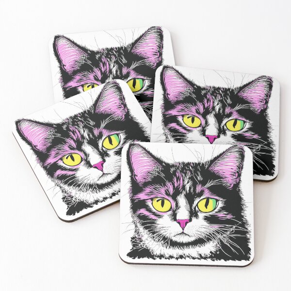Item preview, ''Cat, digital painting, comics style'' designed and sold by OsvaldoRamosArt.