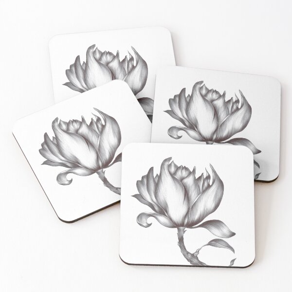Item preview, ROSE/wild flower designed and sold by Arte-Vivo.