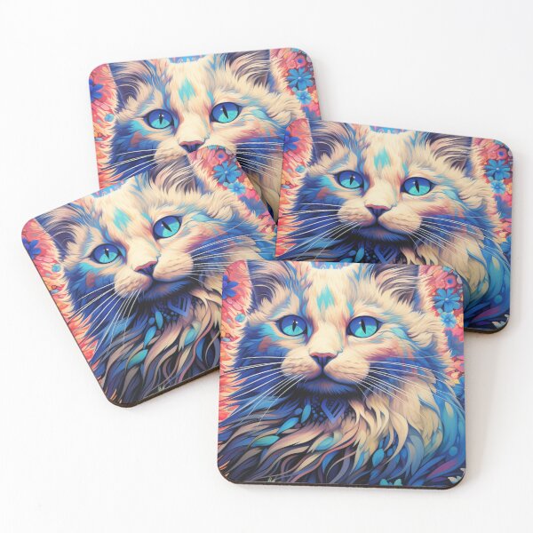 Item preview, cat and flowers  designed and sold by olademar.