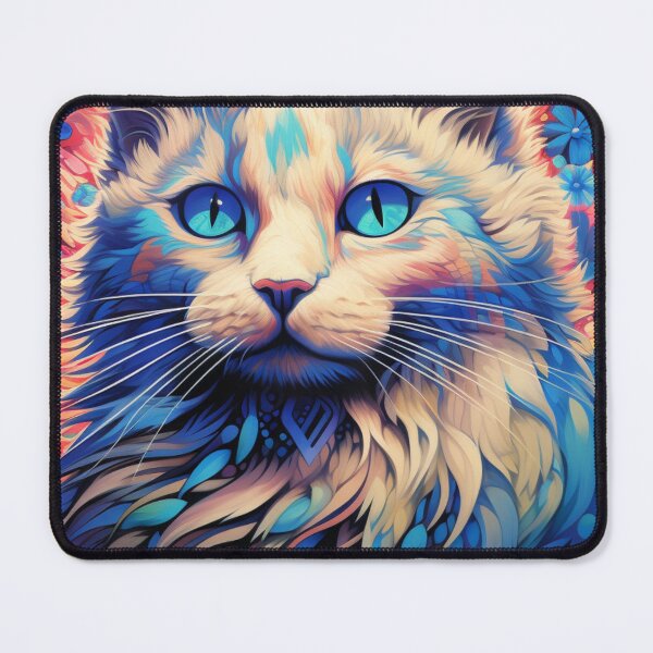 Item preview, cat and flowers  designed and sold by olademar.