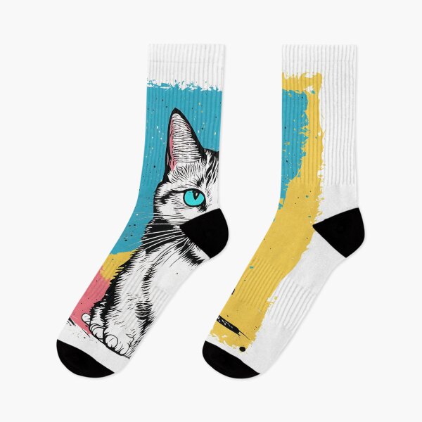 Item preview, ''Cat, digital painting, comics style'' designed and sold by OsvaldoRamosArt.