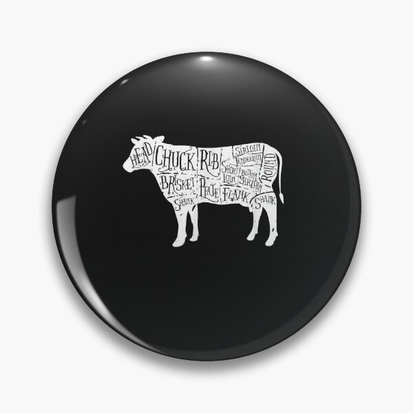 Item preview, Cow Butcher Tees - Beef Cuts Diagram  designed and sold by MelissaBrownf.