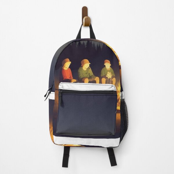Item preview, A group of campers sits around a campfire designed and sold by azhimabiskrae.