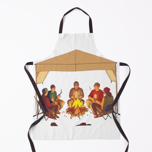 Item preview, A group of campers sits around a campfire designed and sold by piluujulus.