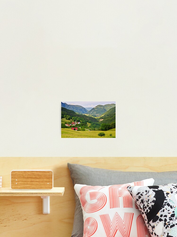 Thumbnail 2 of 3, Photographic Print, Rural landscape in Valserine valley designed and sold by patmo.