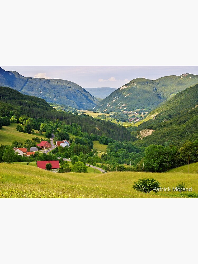 Rural landscape in Valserine valley by patmo