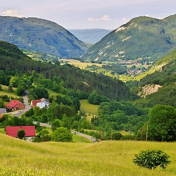 Artwork thumbnail, Rural landscape in Valserine valley by Patrick Morand
