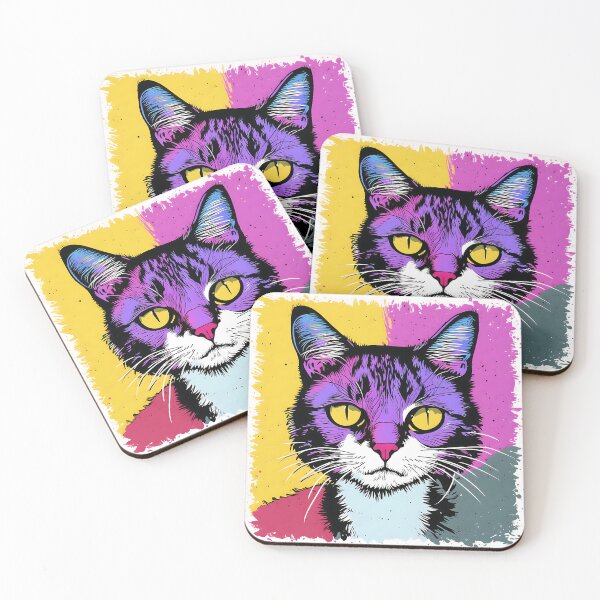 Item preview, ''Cat, digital painting, comics style'' designed and sold by OsvaldoRamosArt.