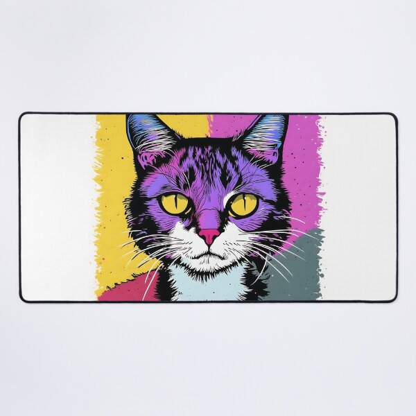 Item preview, ''Cat, digital painting, comics style'' designed and sold by OsvaldoRamosArt.