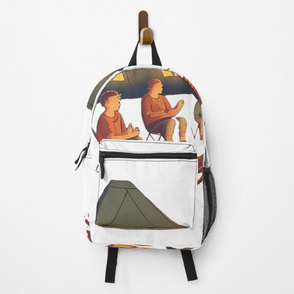 Item preview, A group of campers sits around a campfire designed and sold by azhimabiskrae.