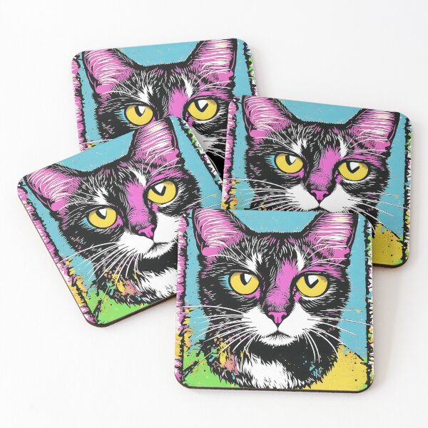 Item preview, ''Cat, digital painting, comics style'' designed and sold by OsvaldoRamosArt.