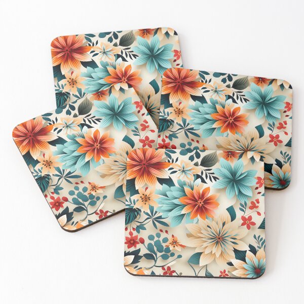 Item preview, Geometric Floral Fusion [Large] designed and sold by dinkeydonkey.