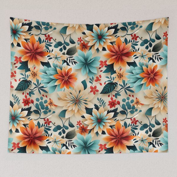Item preview, Geometric Floral Fusion [Large] designed and sold by dinkeydonkey.