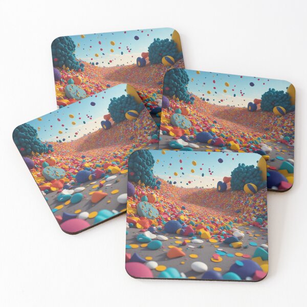 Item preview, Colorful Celebratory Confetti Art designed and sold by Glitchart66.