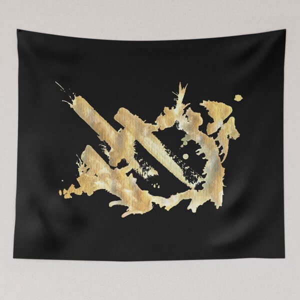 Item preview, Oath - abstract painting using metallic watercolor designed and sold by tshuki.