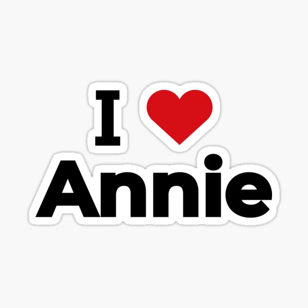 Item preview, I love Annie designed and sold by Moyanana.