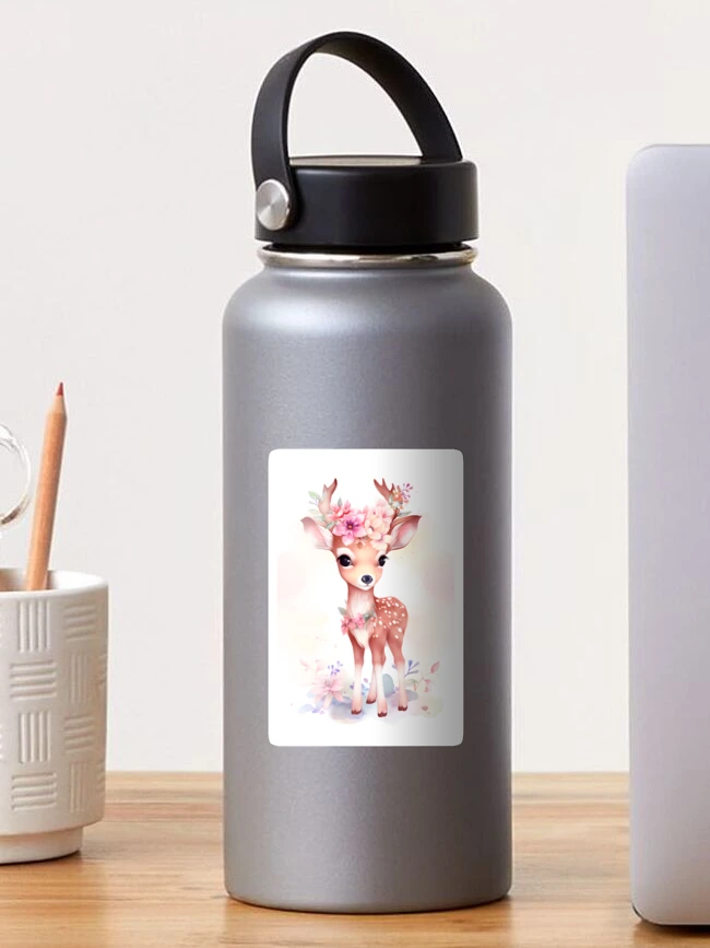 Floral Deer Iced Drink Snug – Life's Little Things CO