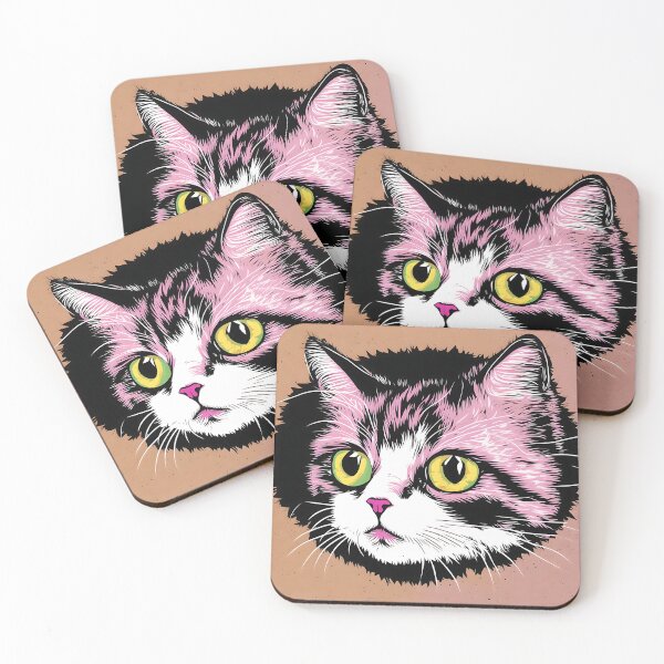 Item preview, ''Cat, digital painting, comics style'' designed and sold by OsvaldoRamosArt.
