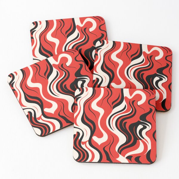 Item preview, A red flow pattern designed and sold by TogetherDshop.