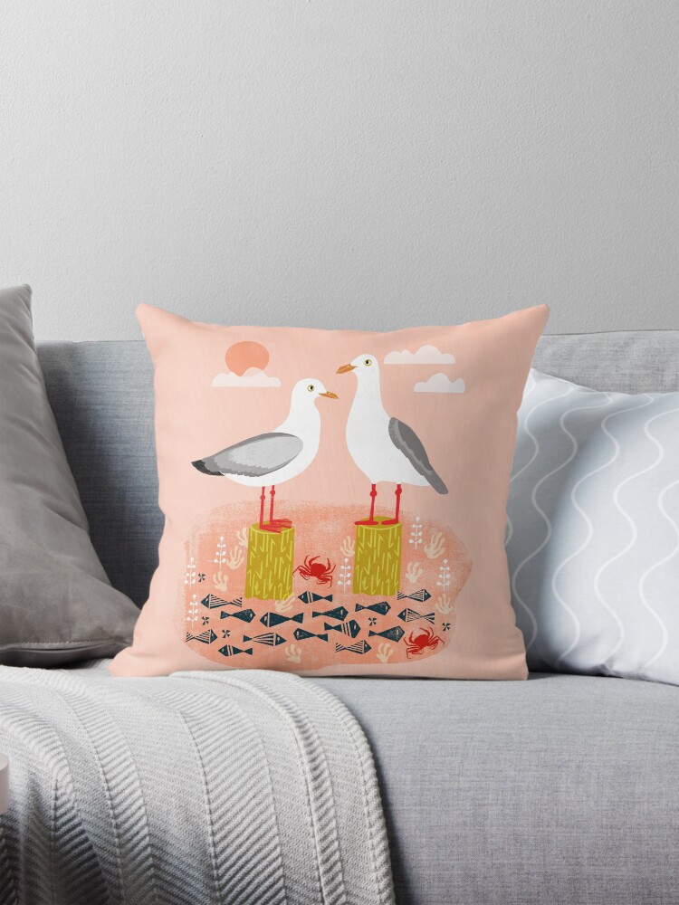 Item preview, Throw Pillow designed and sold by papersparrow.