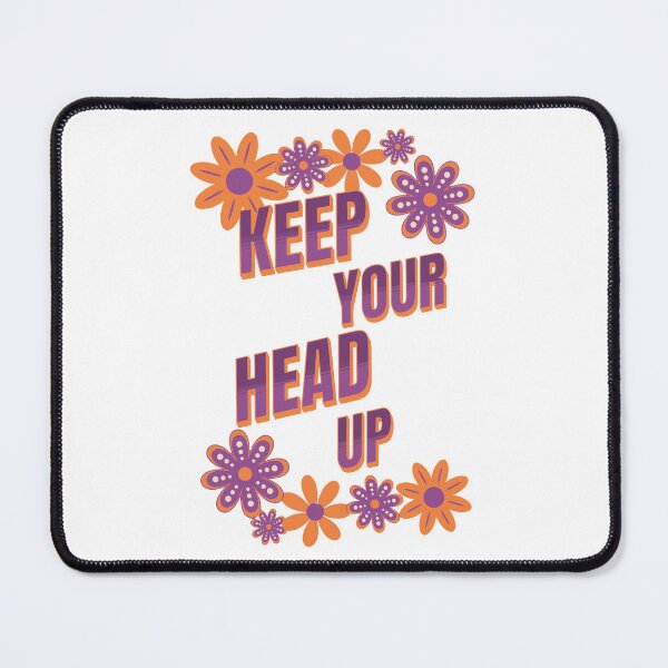 Item preview, Keep your head up - uplifting & inspiring quote designed and sold by CyberWindow.