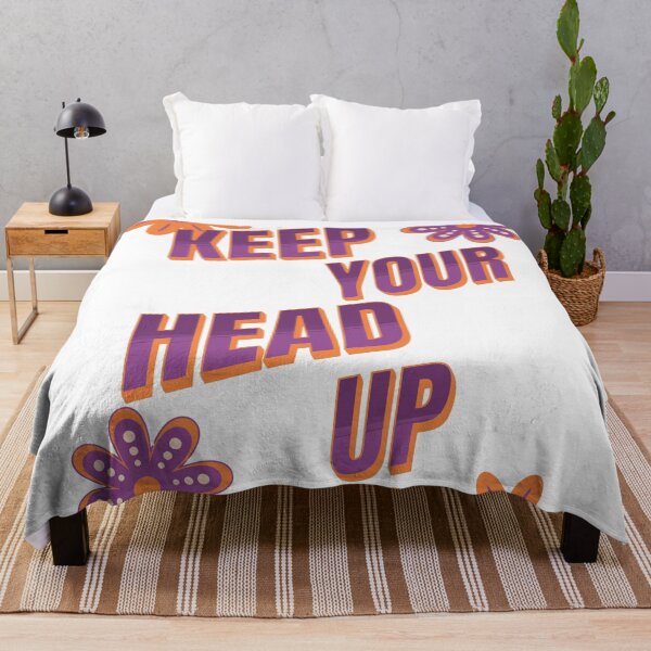 Item preview, Keep your head up - uplifting & inspiring quote designed and sold by CyberWindow.