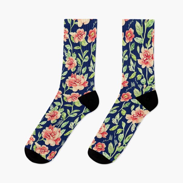 Item preview, Floral design with foliage in watercolour designed and sold by WallabyJelly.