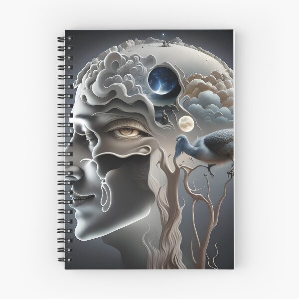 Item preview, Inner Infinity of the Cosmic Brain Surreal Art designed and sold by artmanikin.