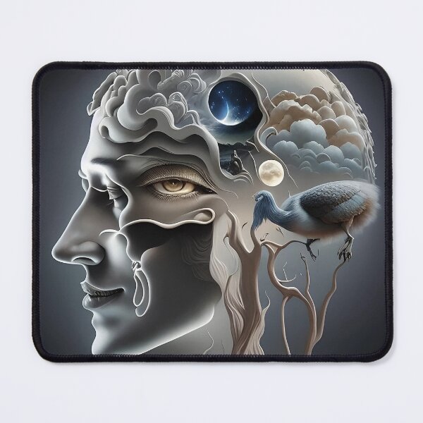 Item preview, Inner Infinity of the Cosmic Brain Surreal Art designed and sold by artmanikin.