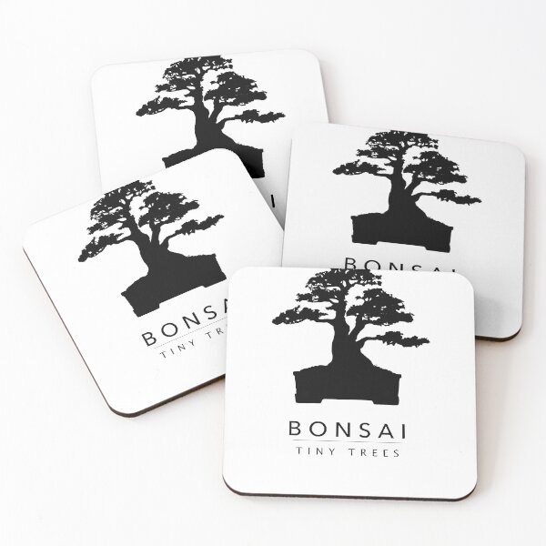 Item preview, Bonsai - Tiny Trees (Black) designed and sold by BroderiRolfson.