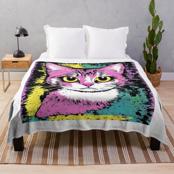 Item preview, ''Cat, digital painting, comics style'' designed and sold by OsvaldoRamosArt.