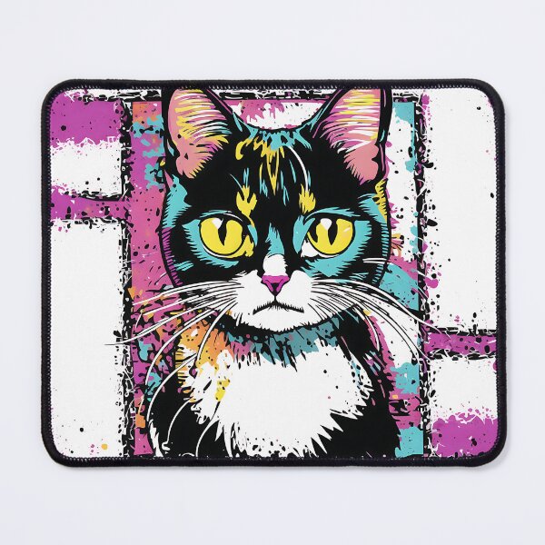 Item preview, ''Cat, digital painting, comics style'' designed and sold by OsvaldoRamosArt.