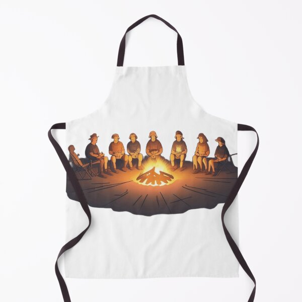 Item preview, A group of campers sits around a campfire designed and sold by azhimabiskrae.