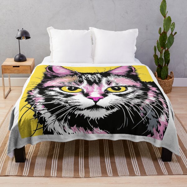 Item preview, ''Cat, digital painting, comics style'' designed and sold by OsvaldoRamosArt.