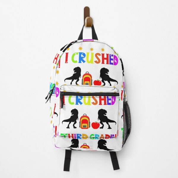 Artikelvorschau, Ich habe die dritte Klasse vernichtet! Rucksack und Apfel. entworfen und verkauft von TJHstudio.