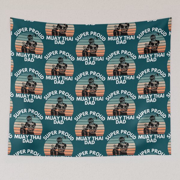 Item preview, Super Proud Muay Thai Dad, Muay Thai Dad Gifts designed and sold by ManfredMoore.