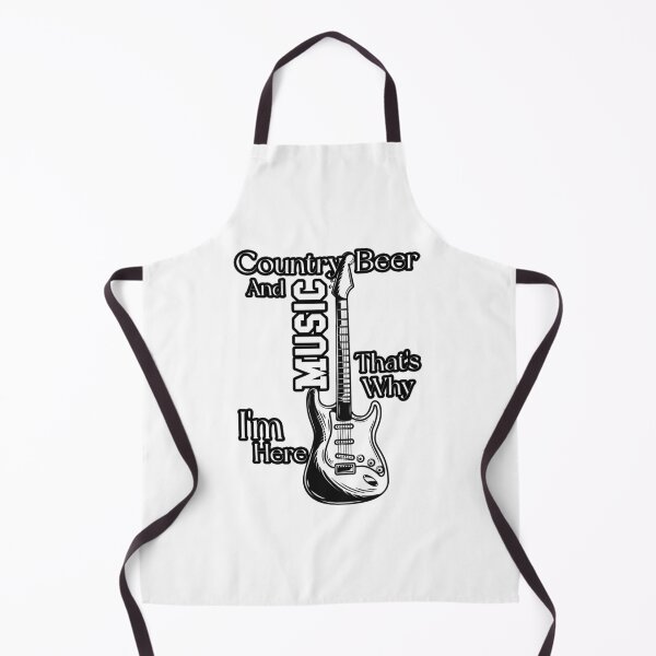Item preview, Country Music and Beer That's Why I'm Here designed and sold by BroderiRolfson.