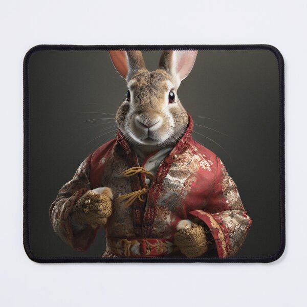Item preview, Karate Kicks Rabbit designed and sold by Cuddly-Cottons.