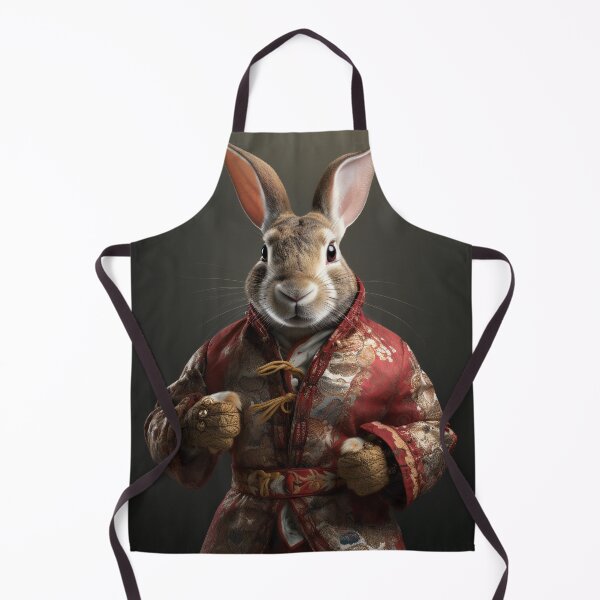 Item preview, Karate Kicks Rabbit designed and sold by Cuddly-Cottons.