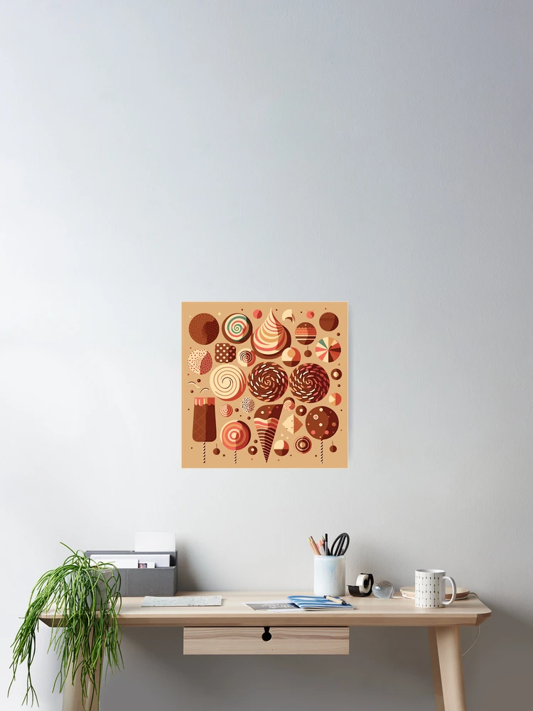 Thumbnail 2 of 3, Poster, Choco Pattern designed and sold by Amir Faysal.