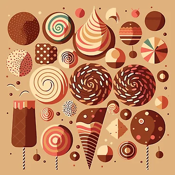 Artwork thumbnail, Choco Pattern by Amir Faysal