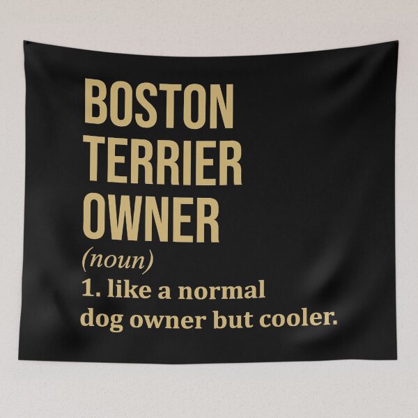 Item preview, Boston Terrier Owner Definition in Gold designed and sold by XCIV.