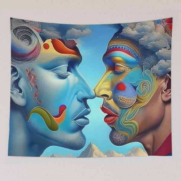 Item preview, Whispers of Love: Art that Reflects the Joyful Atmosphere designed and sold by artmanikin.