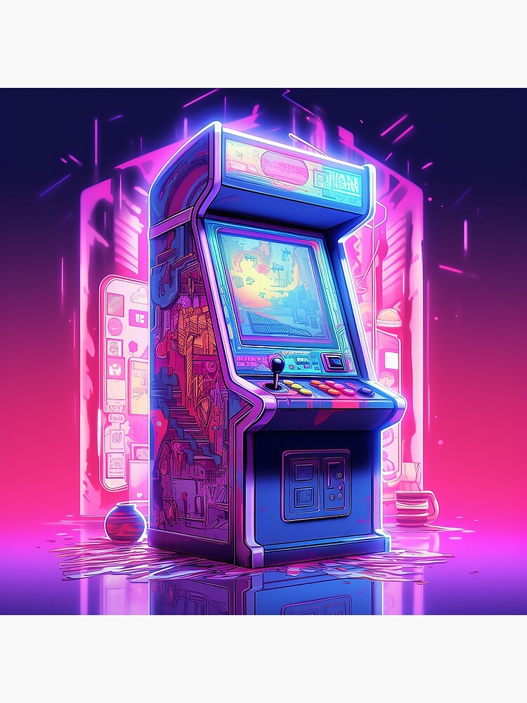 Retro Gaming Wonderland: Reviving the Neon Arcade Dreams | Poster